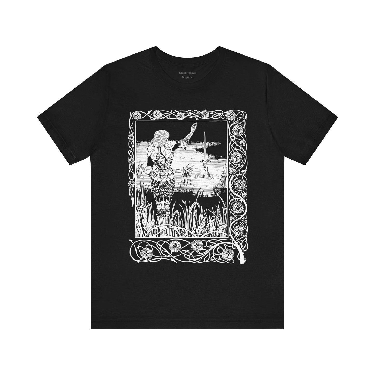 Excalibur In The Lake - Black Mass Apparel - T-Shirt