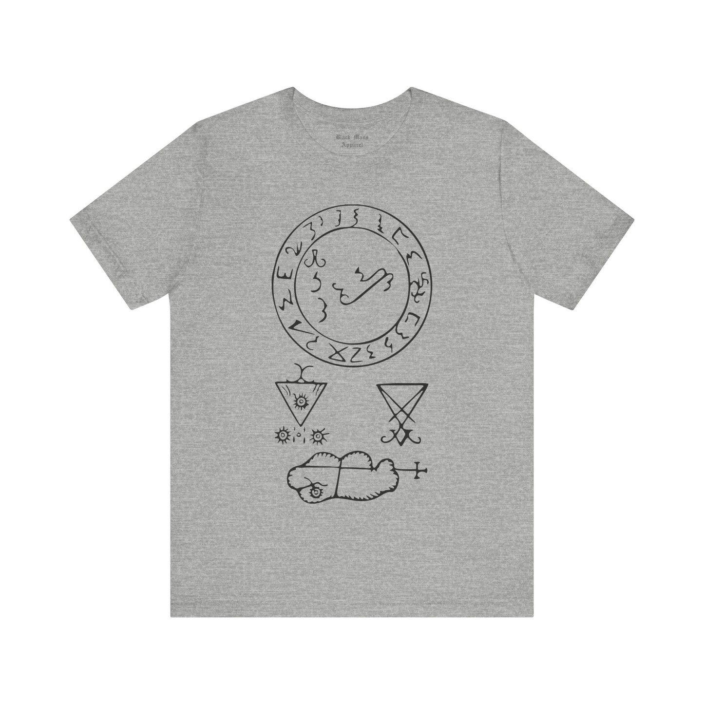 Full Sigil of Lucifer - Black Mass Apparel - T - Shirt