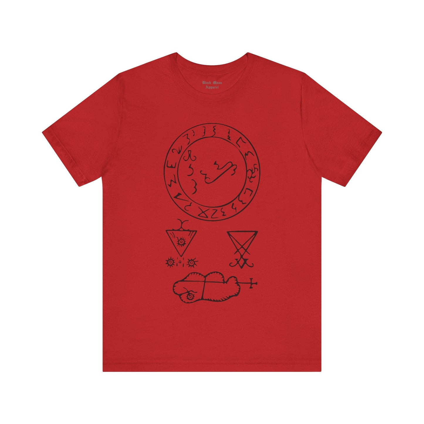 Full Sigil of Lucifer - Black Mass Apparel - T - Shirt