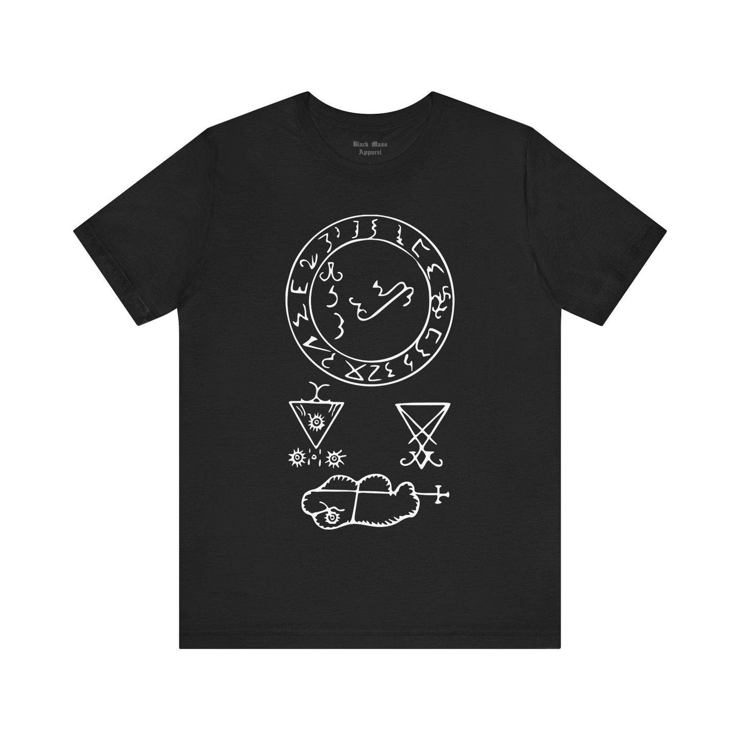 Full Sigil of Lucifer - Black Mass Apparel - T - Shirt