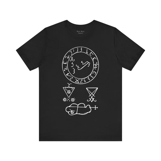 Full Sigil of Lucifer - Black Mass Apparel - T - Shirt