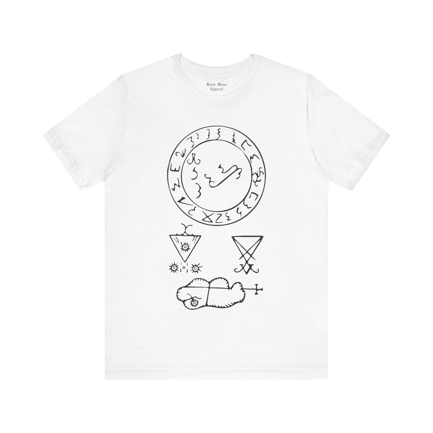 Full Sigil of Lucifer - Black Mass Apparel - T - Shirt