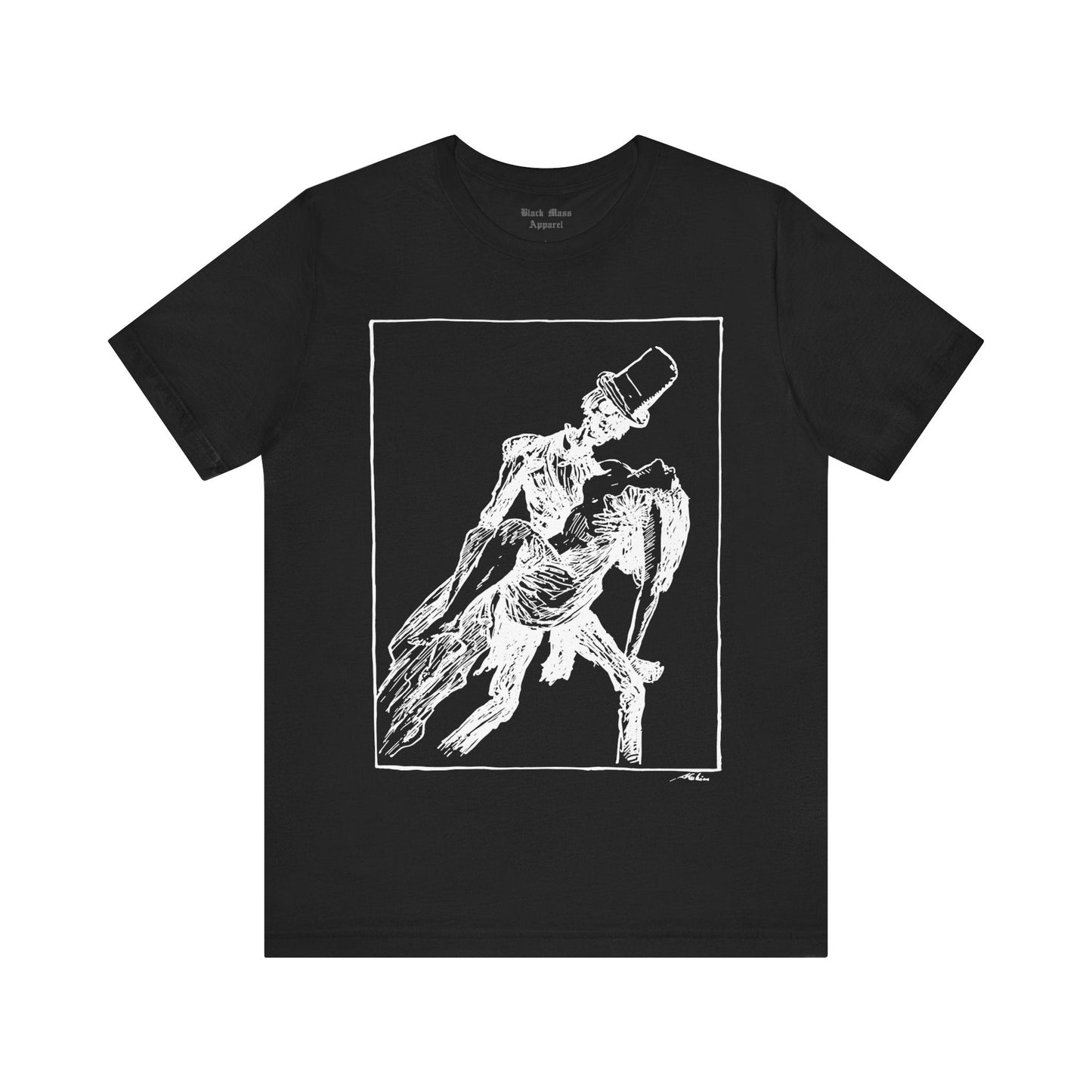 Ghost at the Ball - Black Mass Apparel - T - Shirt