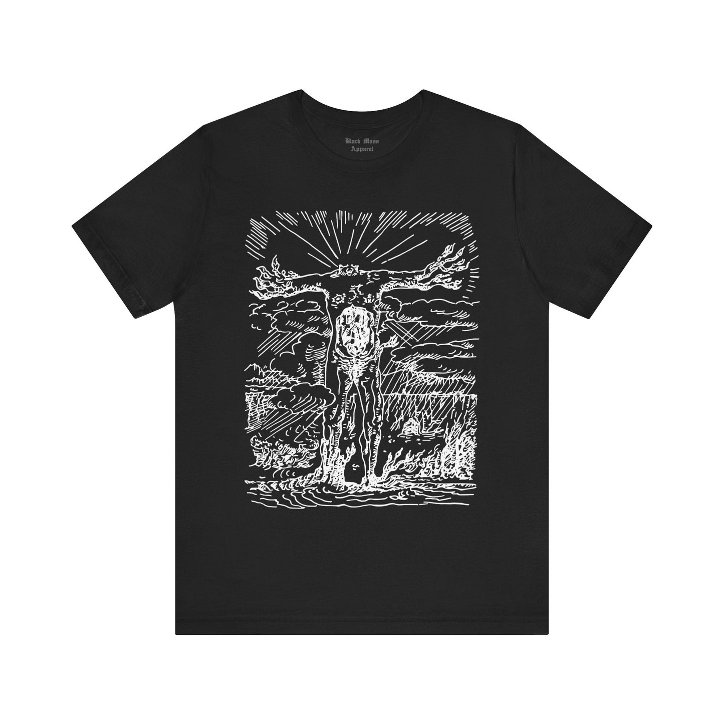 Headless, André Masson Art, Acéphale, Weird Shirt, Vintage Surreal T - shirt, Creepy Bizarre, Leonardo da Vinci Unisex Short Sleeve Tee - Black Mass Apparel - T - Shirt