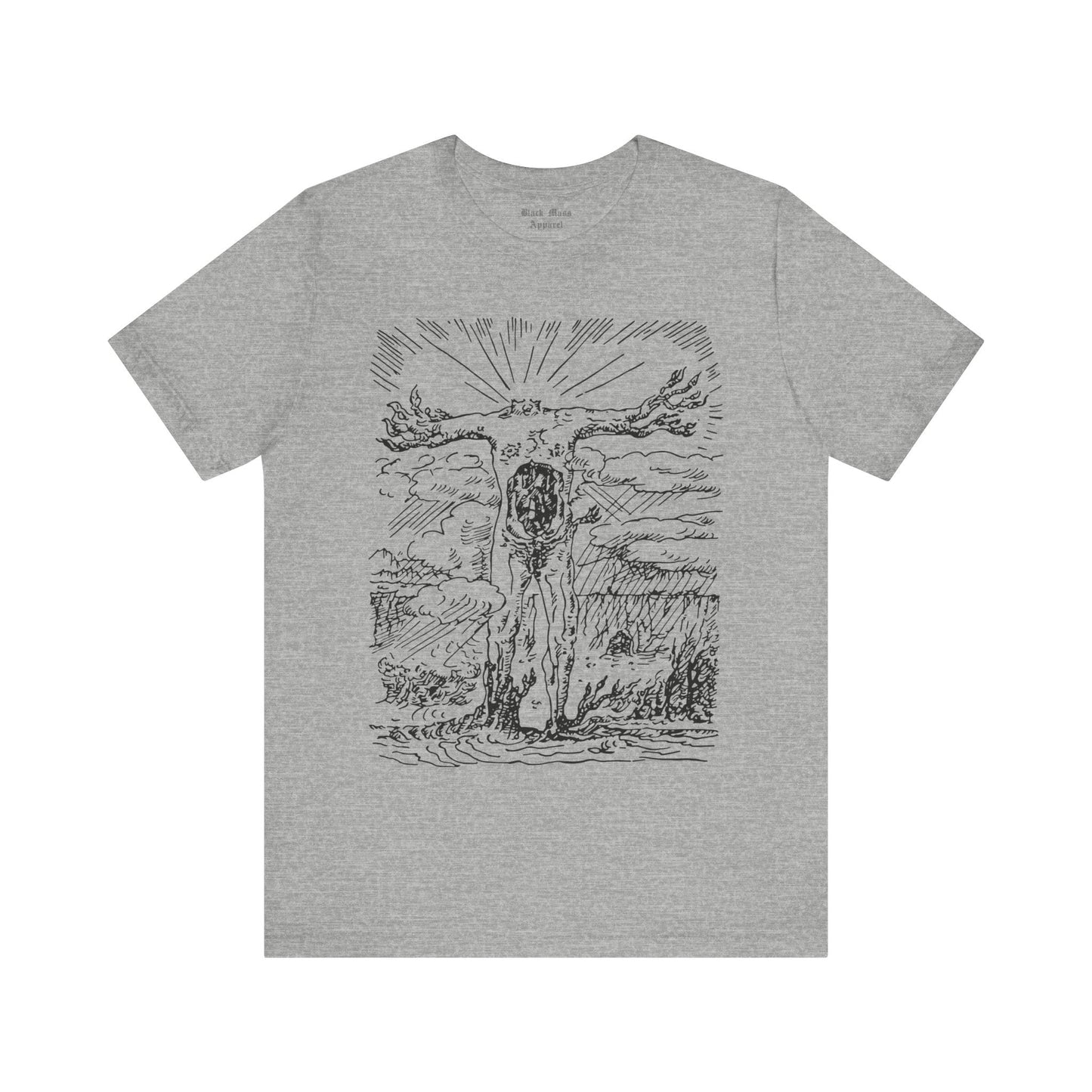 Headless, André Masson Art, Acéphale, Weird Shirt, Vintage Surreal T - shirt, Creepy Bizarre, Leonardo da Vinci Unisex Short Sleeve Tee - Black Mass Apparel - T - Shirt