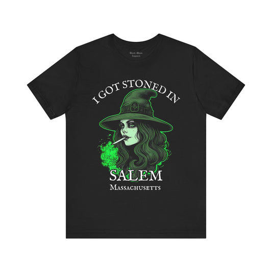 I Got Stoned in Salem - Black Mass Apparel - T-Shirt
