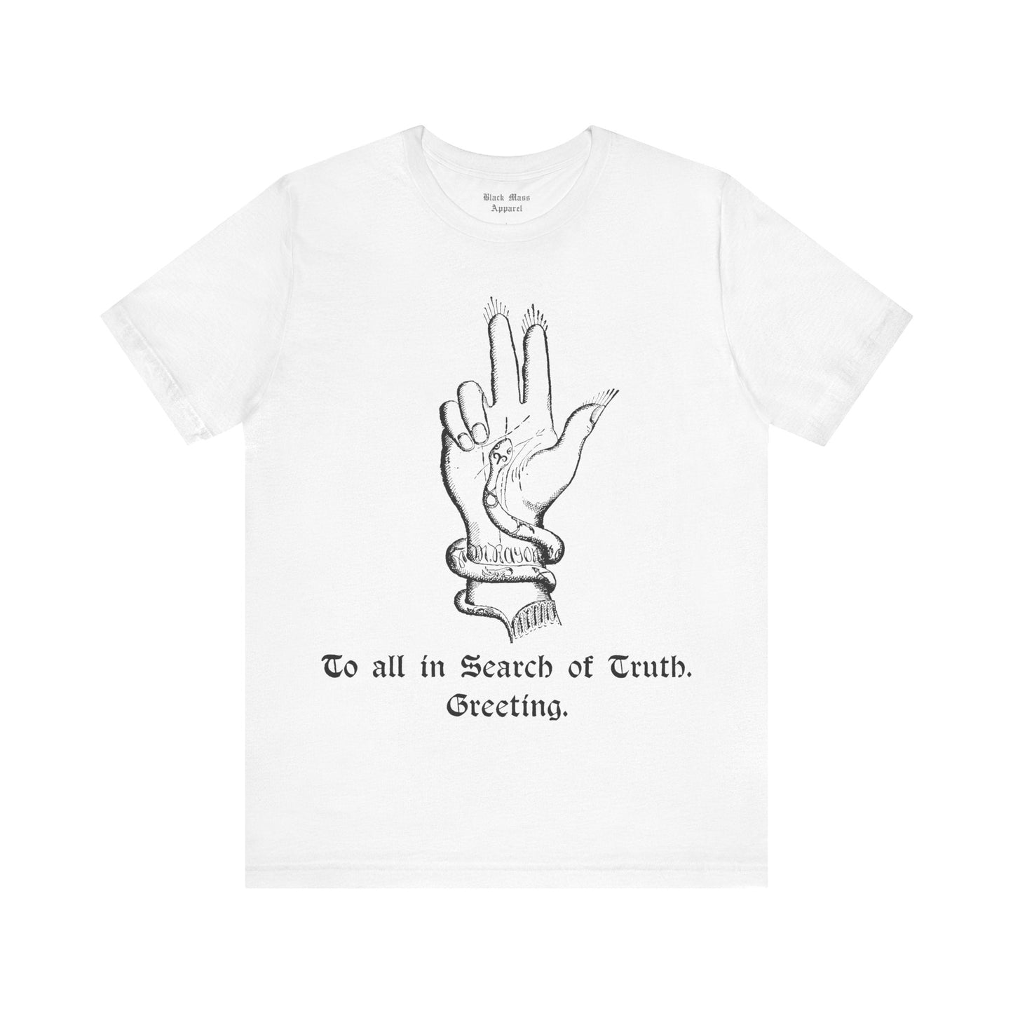 In Search of Truth - Black Mass Apparel - T-Shirt