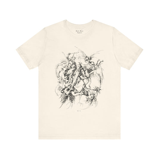 Saint Anthony Tormented by Demons - Black Mass Apparel - T - Shirt