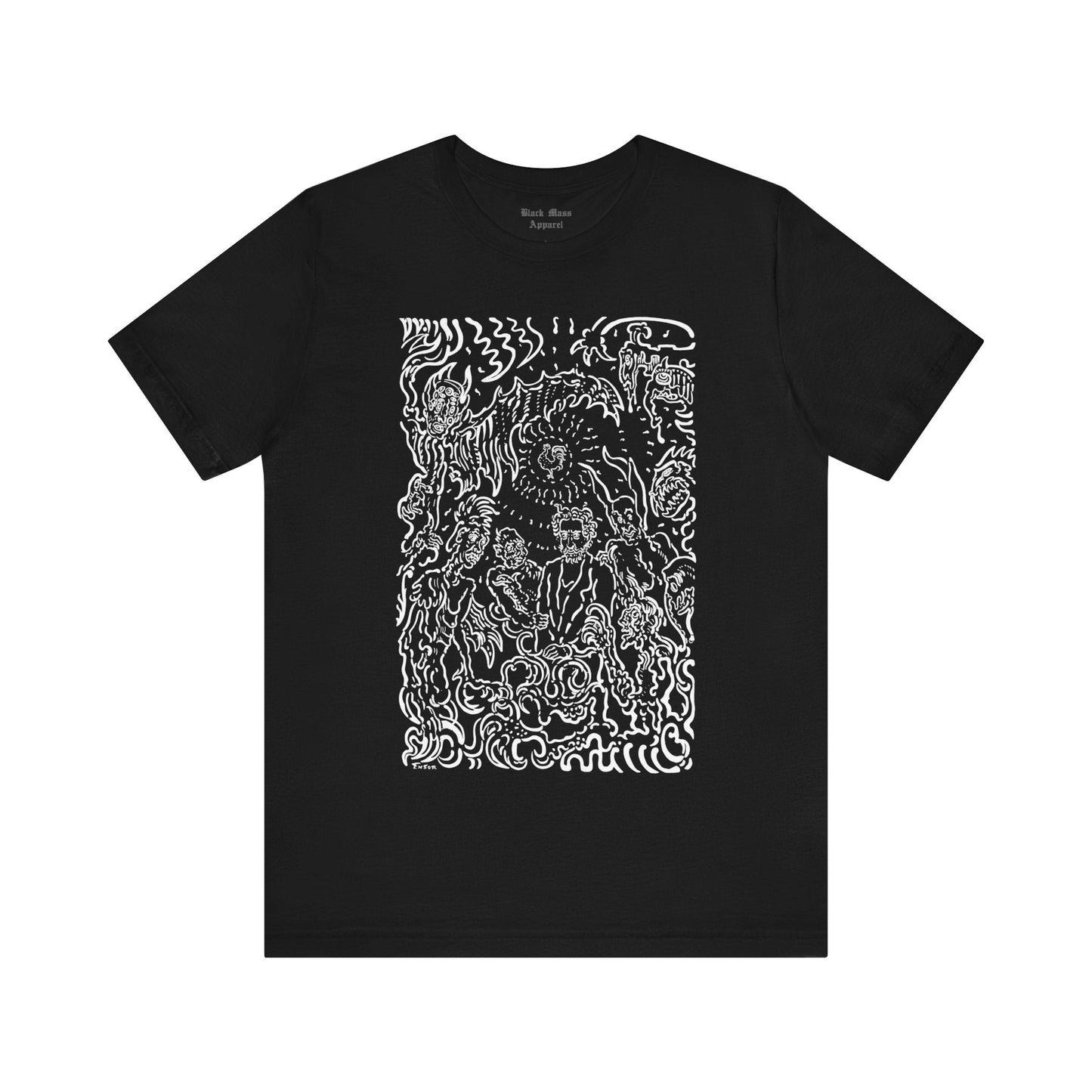 Self Portrait With Demons - Black Mass Apparel - T-Shirt