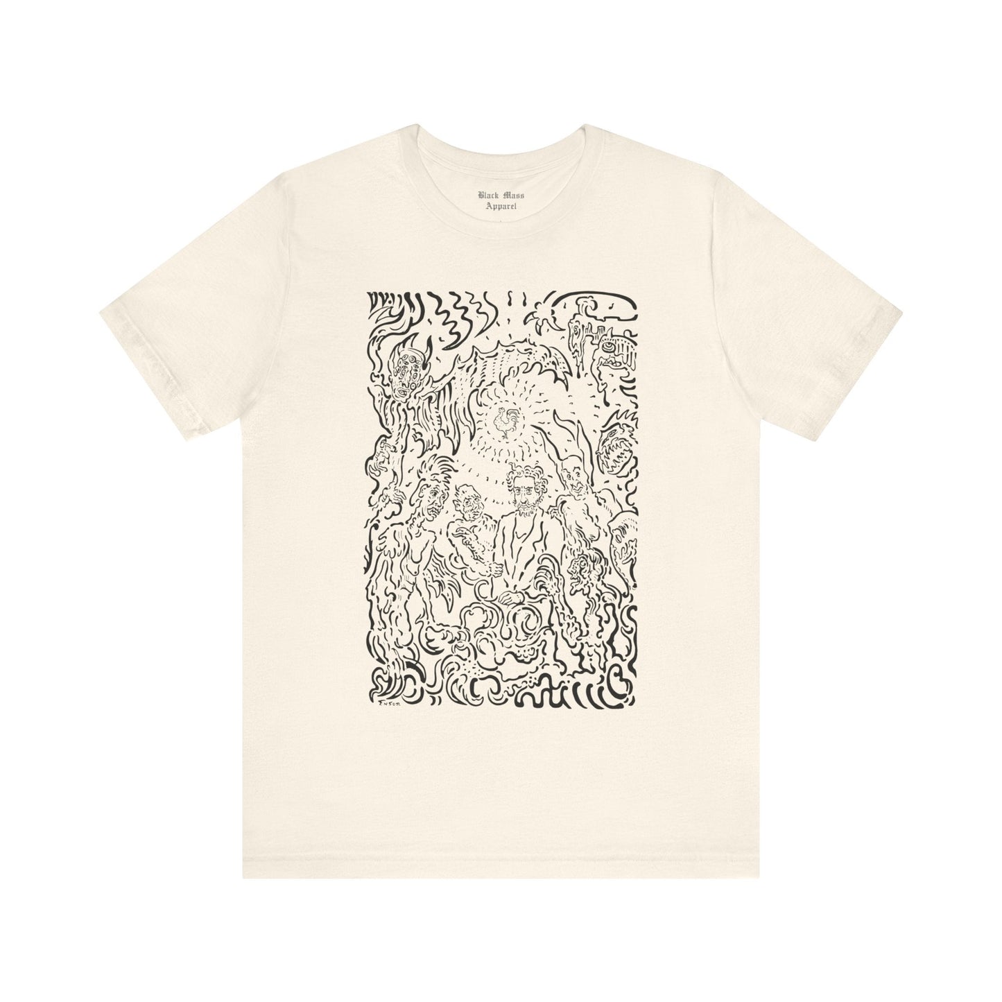 Self Portrait With Demons - Black Mass Apparel - T-Shirt
