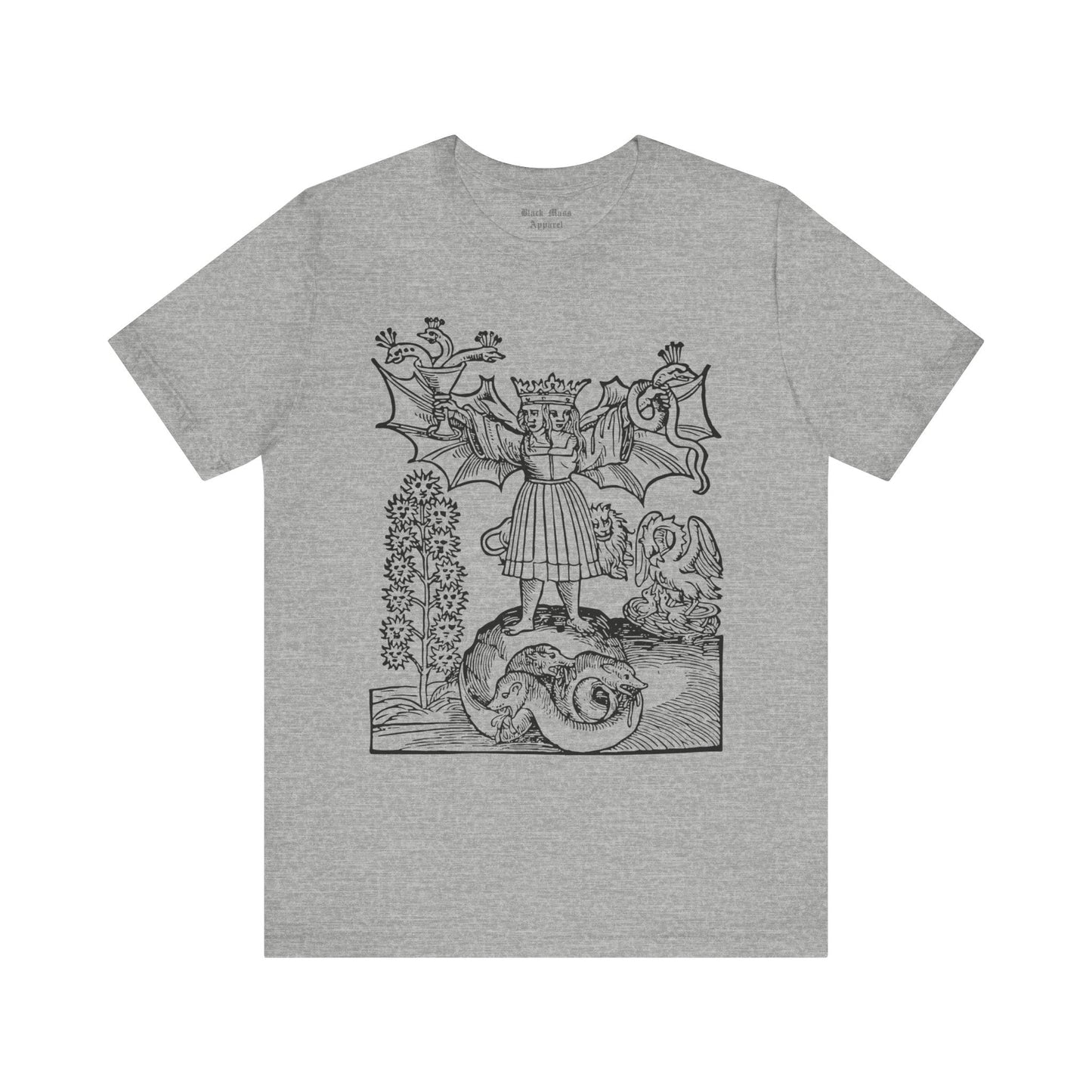 The Hermetic Androgyne - Black Mass Apparel - T - Shirt