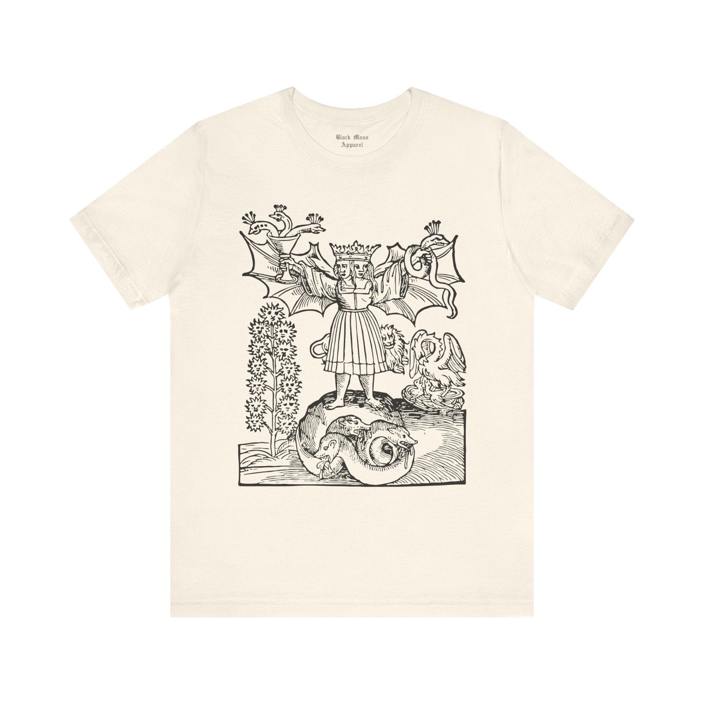 The Hermetic Androgyne - Black Mass Apparel - T - Shirt