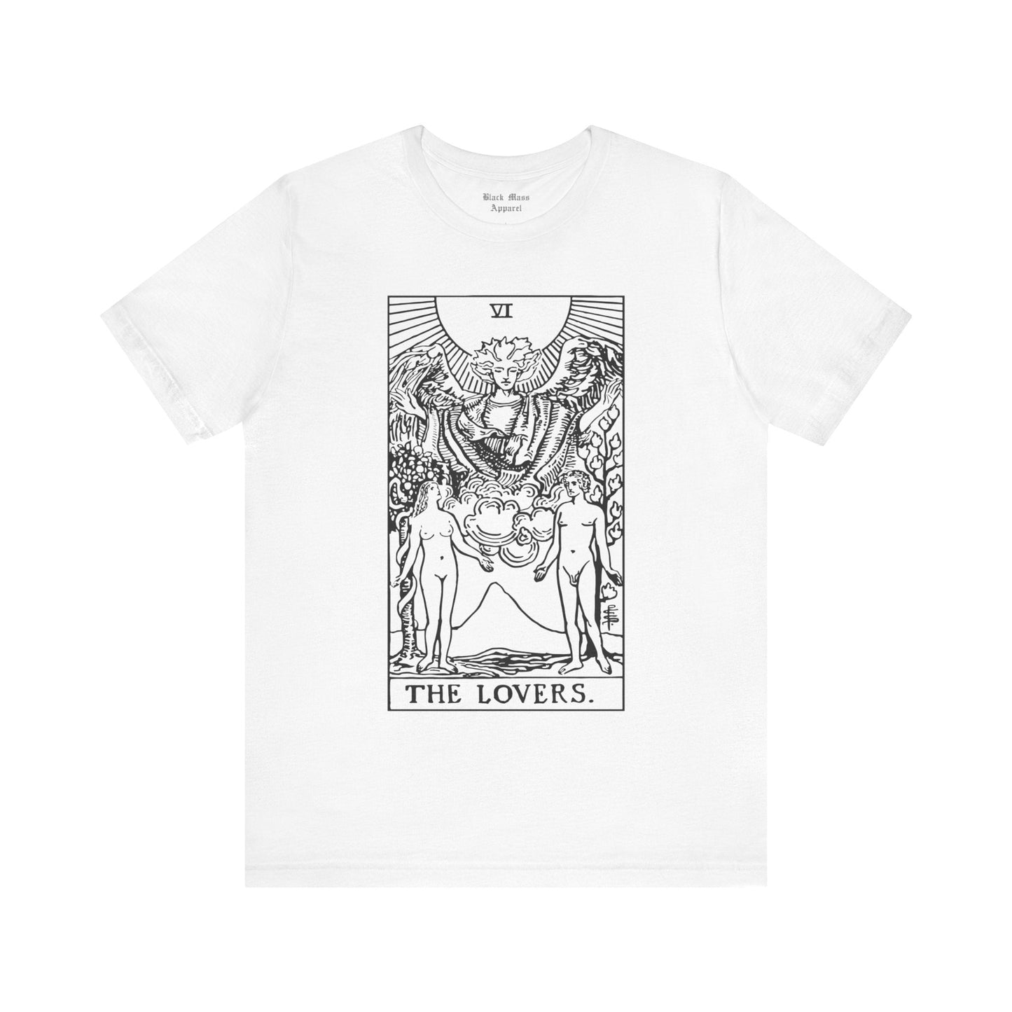 The Lovers Tarot - Black Mass Apparel - T-Shirt