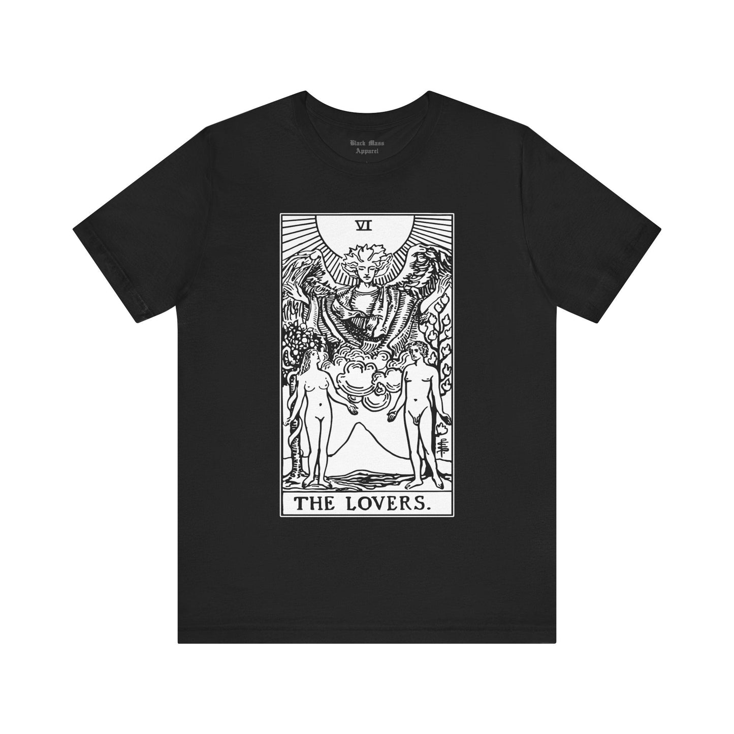 The Lovers Tarot - Black Mass Apparel - T-Shirt
