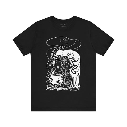 The Witch and Her Cauldron - Black Mass Apparel - T-Shirt