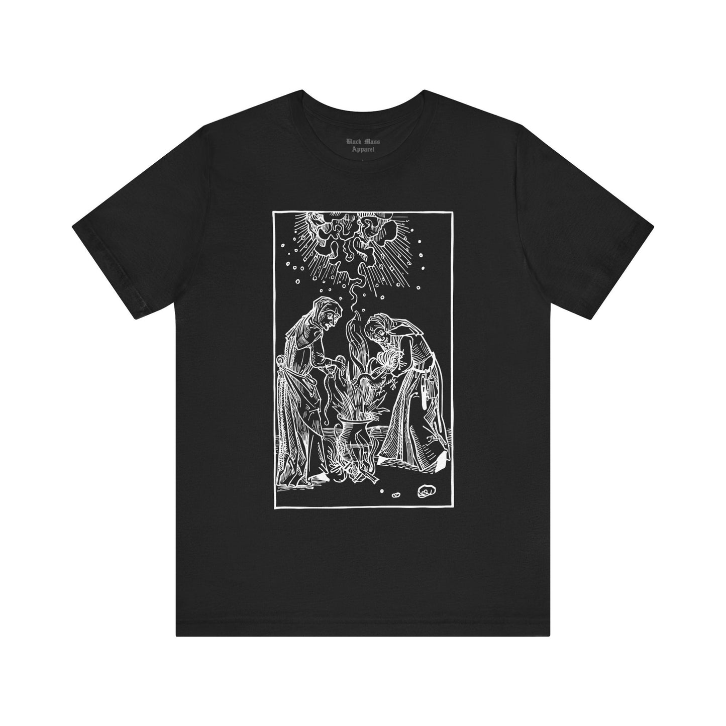 Witches Brewing Up a Storm I - Black Mass Apparel - T - Shirt