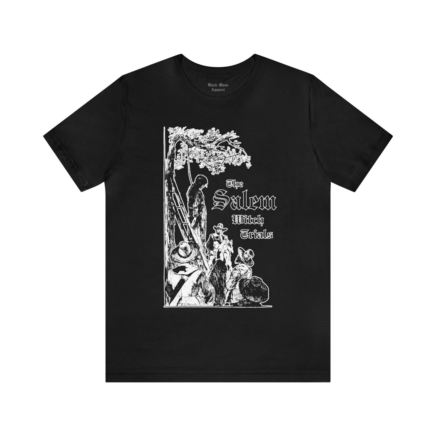 Execution of Mrs. Ann Hibbins - Black Mass Apparel - T-Shirt