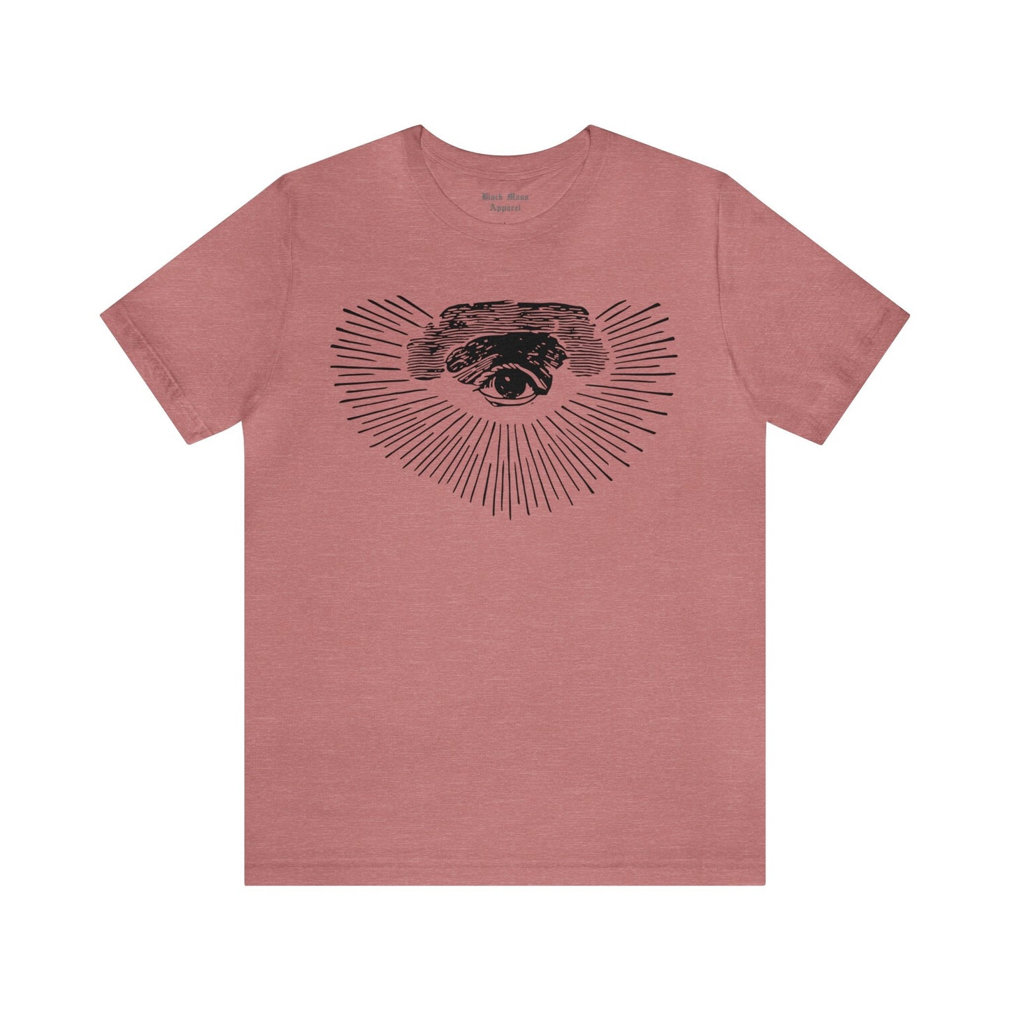 Eye of Providence, All Seeing Eye Shirt, Eye of God T-shirt, Third Eye Unisex Jersey Short Sleeve Tee - Black Mass Apparel - T-Shirt