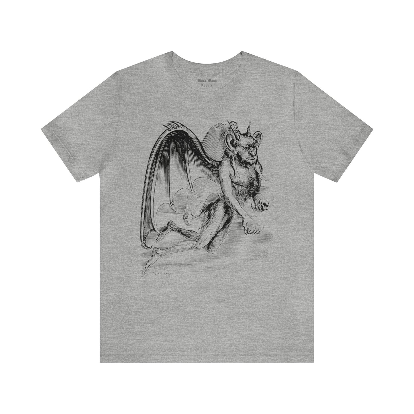 Gaap Demon Shirt, Tap Demonology T-shirt, Grimoire, The Infernal Dictionary, Occult, Witchcraft Unisex Jersey Short Sleeve Tee - Black Mass Apparel - T-Shirt