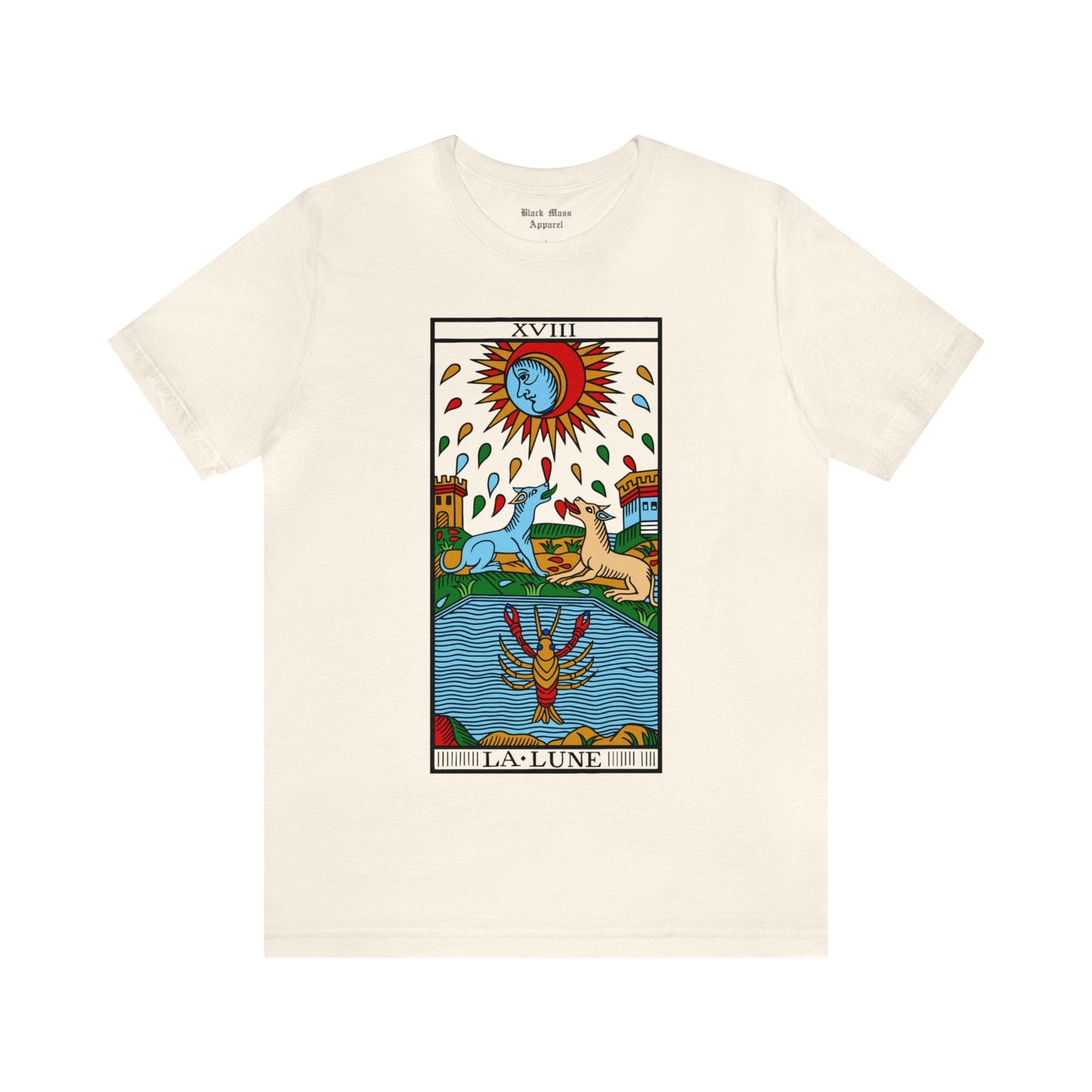 La Lune - Moon Tarot - Black Mass Apparel - T-Shirt