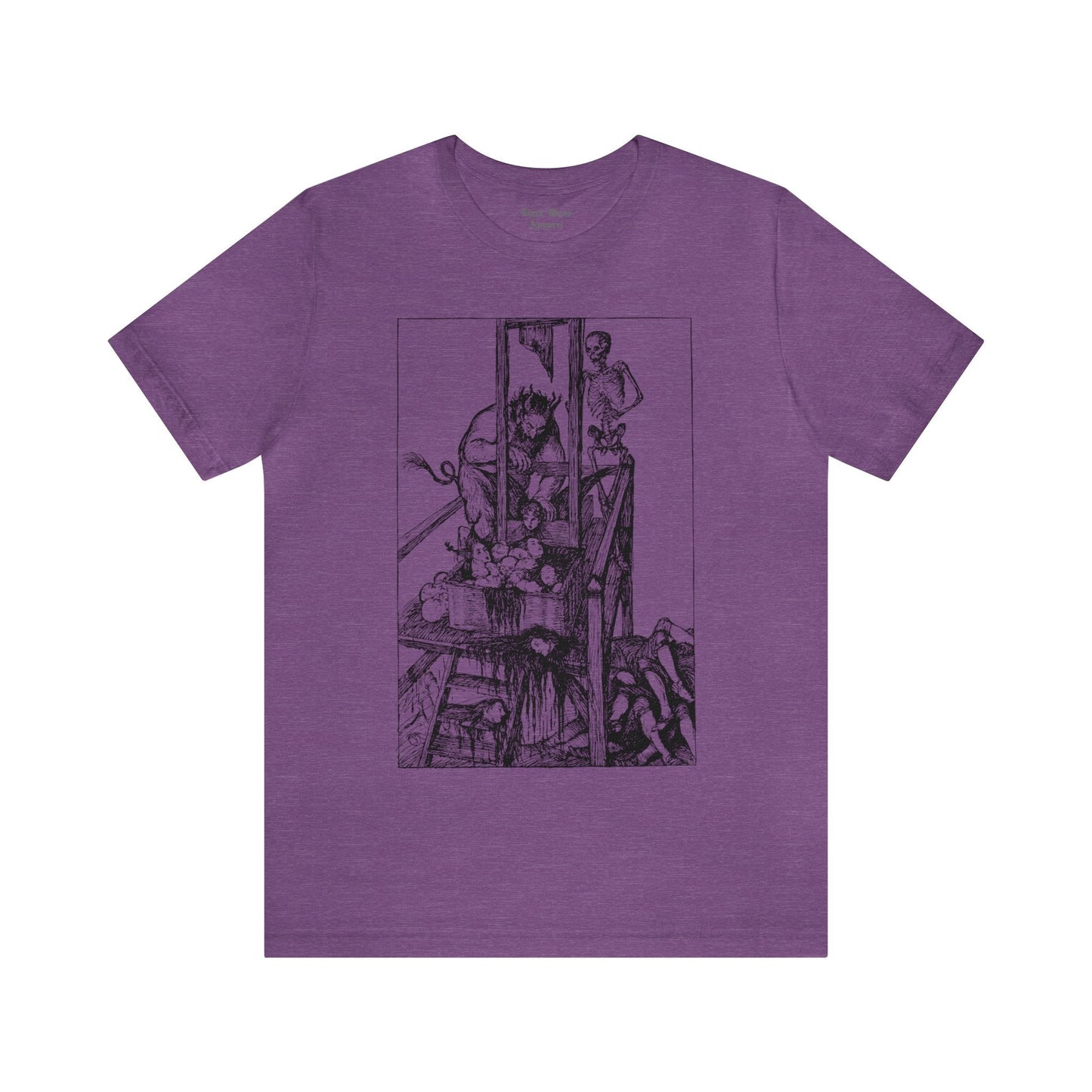 Love Looks Through the Little Window, Edmund Joseph Sullivan T-shirt, Spooky Death Shirt, Vintage Creepy Art Unisex Jersey Short Sleeve Tee - Black Mass Apparel - T-Shirt