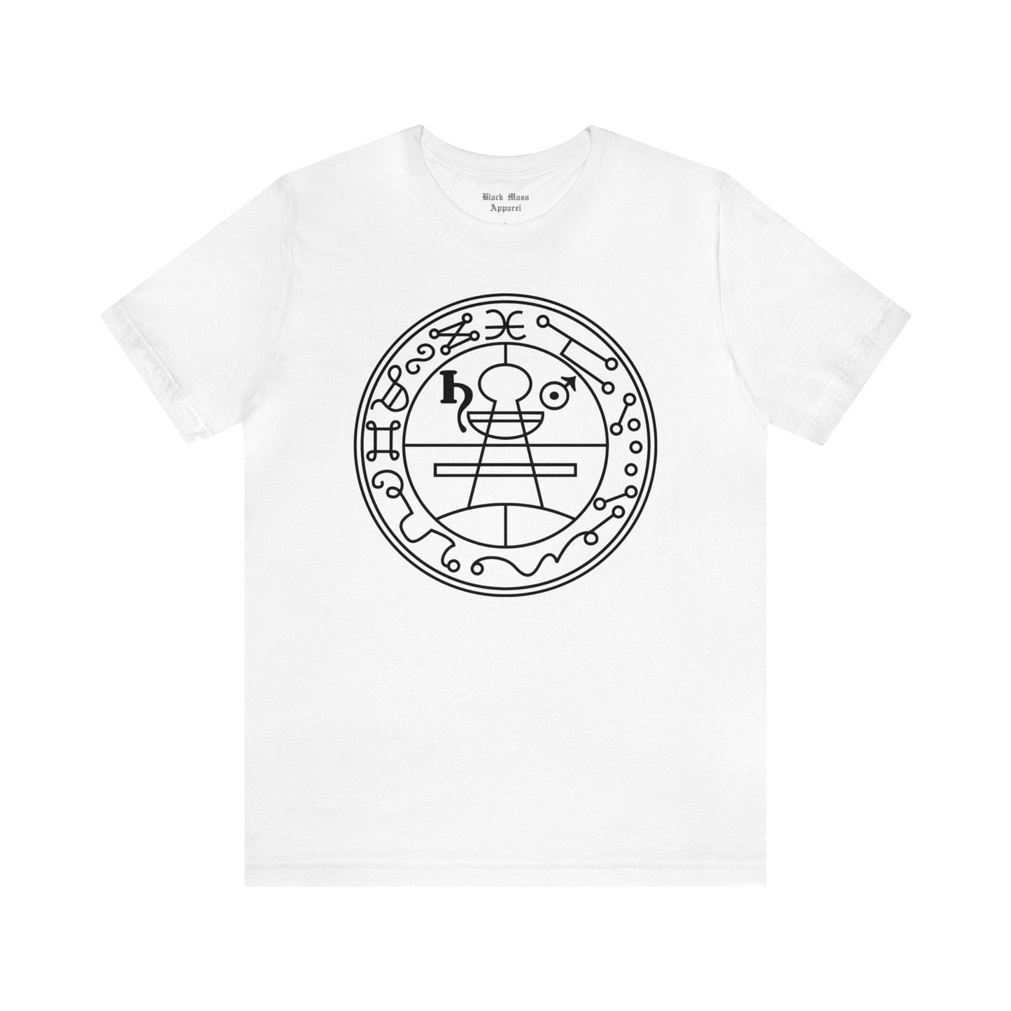 Seal of Solomon Shirt The Lesser Key Sigil Tshirt Grimoire Sorcery Unisex Jersey Short Sleeve Tee - Black Mass Apparel - T-Shirt