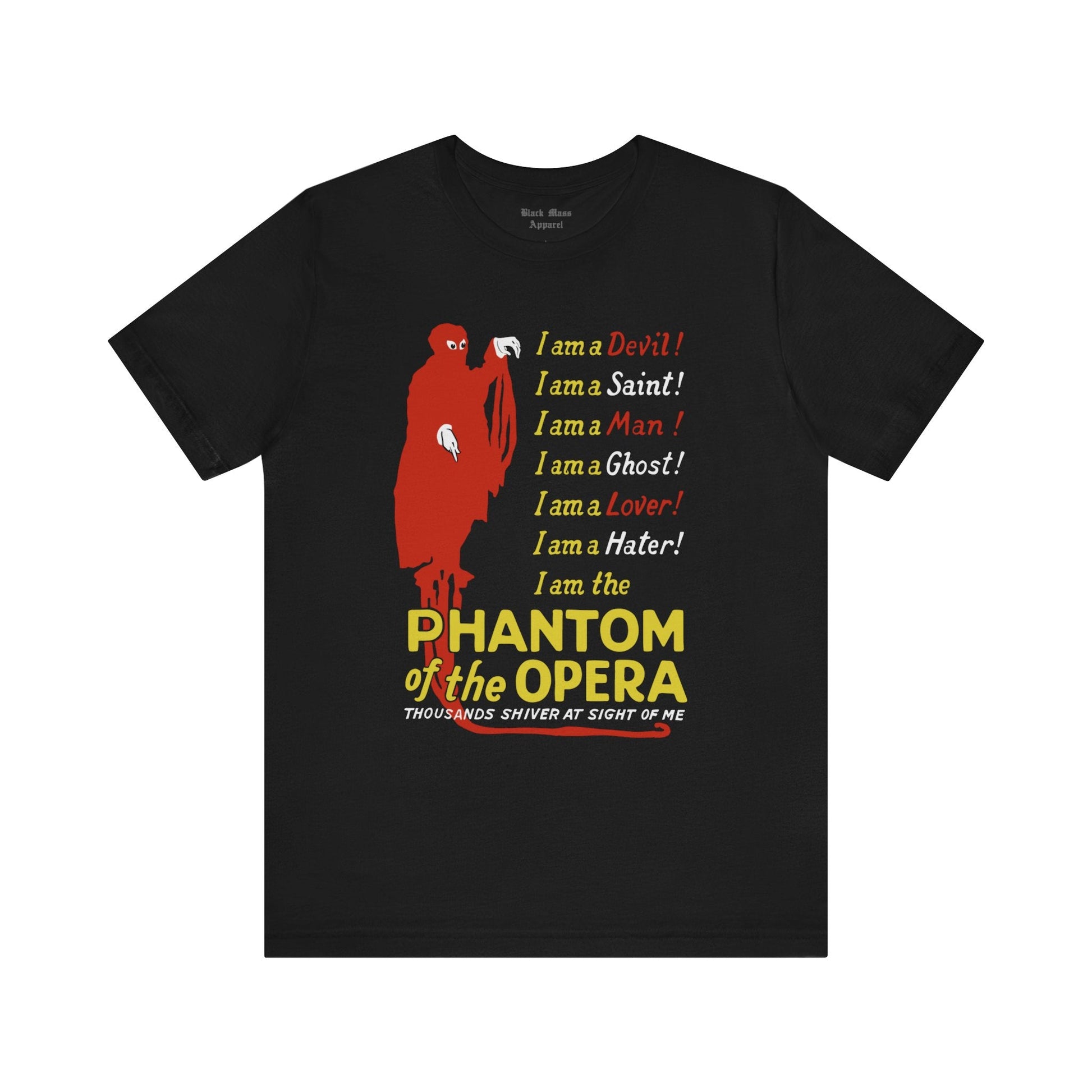 The Phantom of the Opera - Black Mass Apparel - T-Shirt