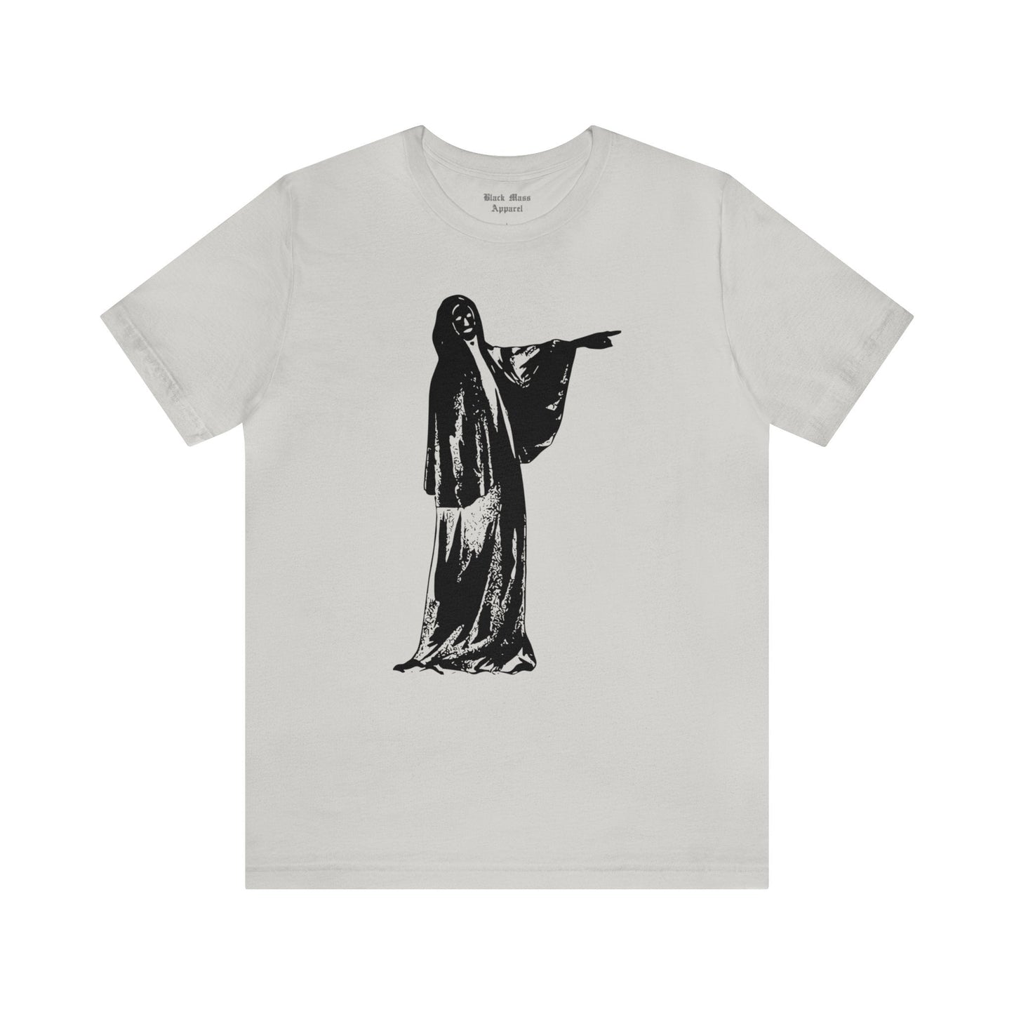 The Spectre, JH Brown Art Shirt, Ghost T-shirt, Creepy, Spooky Graphic Tshirt, Gift For Goths Unisex Jersey Short Sleeve Tee - Black Mass Apparel - T-Shirt