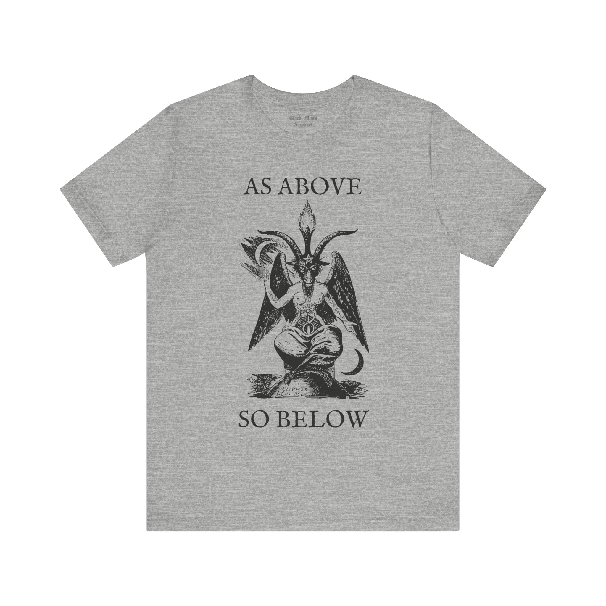As Above, So Below - Black Mass Apparel - T-Shirt