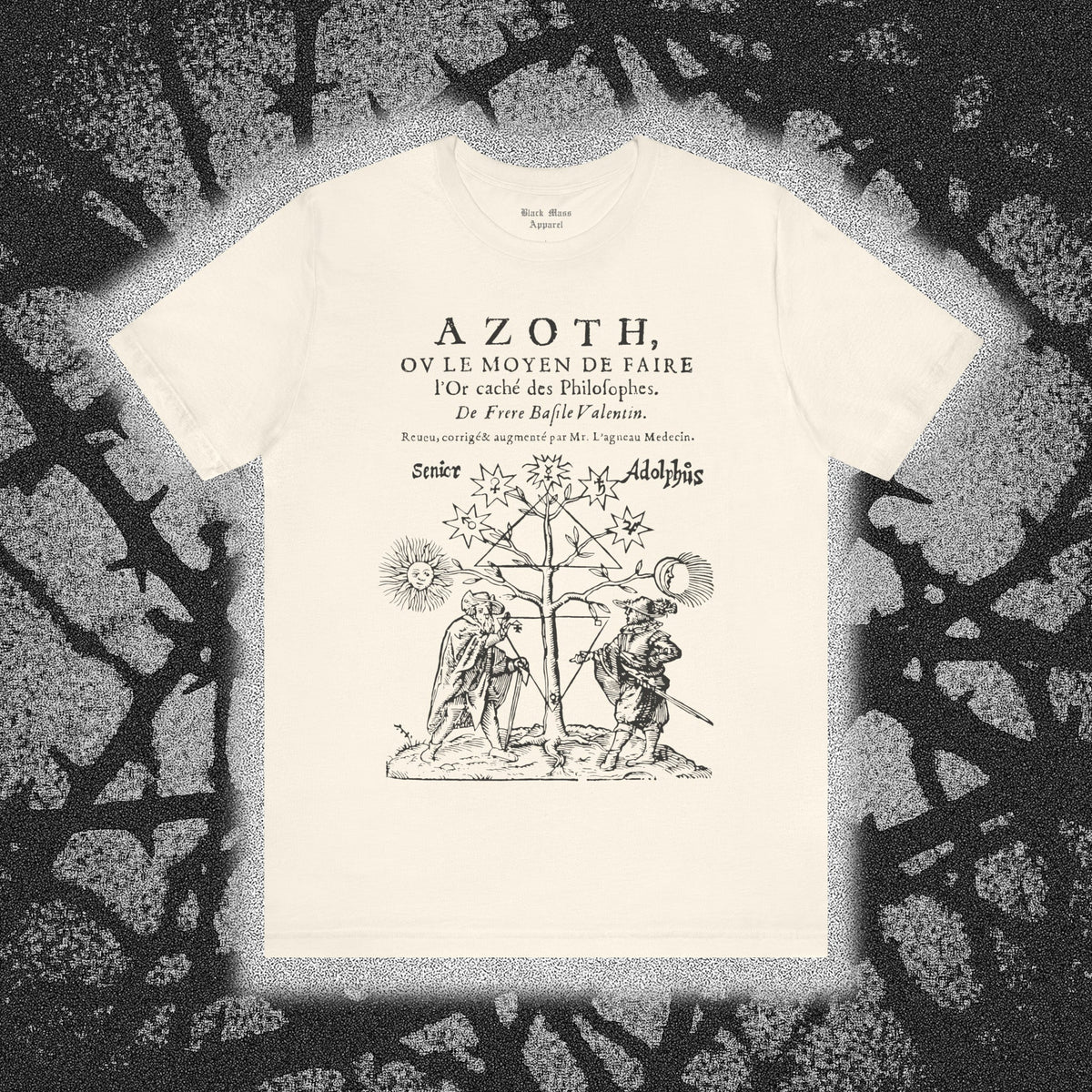Azoth - Basil Valentine - Black Mass Apparel - T-Shirt