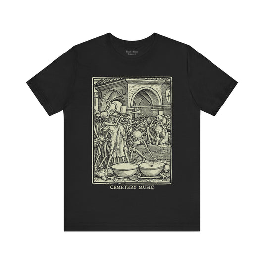 Cemetery Music - Black Mass Apparel - T - Shirt