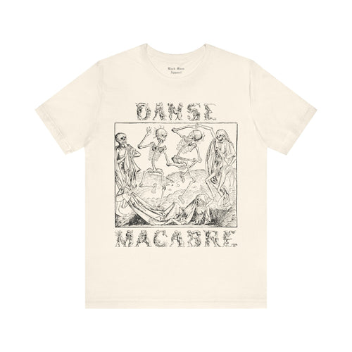 Danse Macabre, Vintage Gothic Art Shirt, The Dance of Death T-shirt, Goth Fashion Unisex Jersey Short Sleeve Tee - Black Mass Apparel - T-Shirt