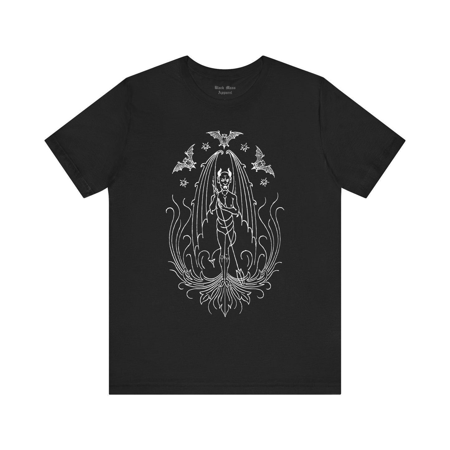 Devil and Bats - Black Mass Apparel - T-Shirt