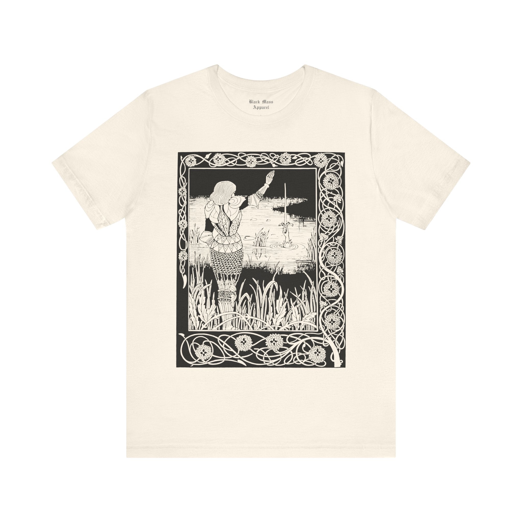 Excalibur In The Lake - Black Mass Apparel - T-Shirt