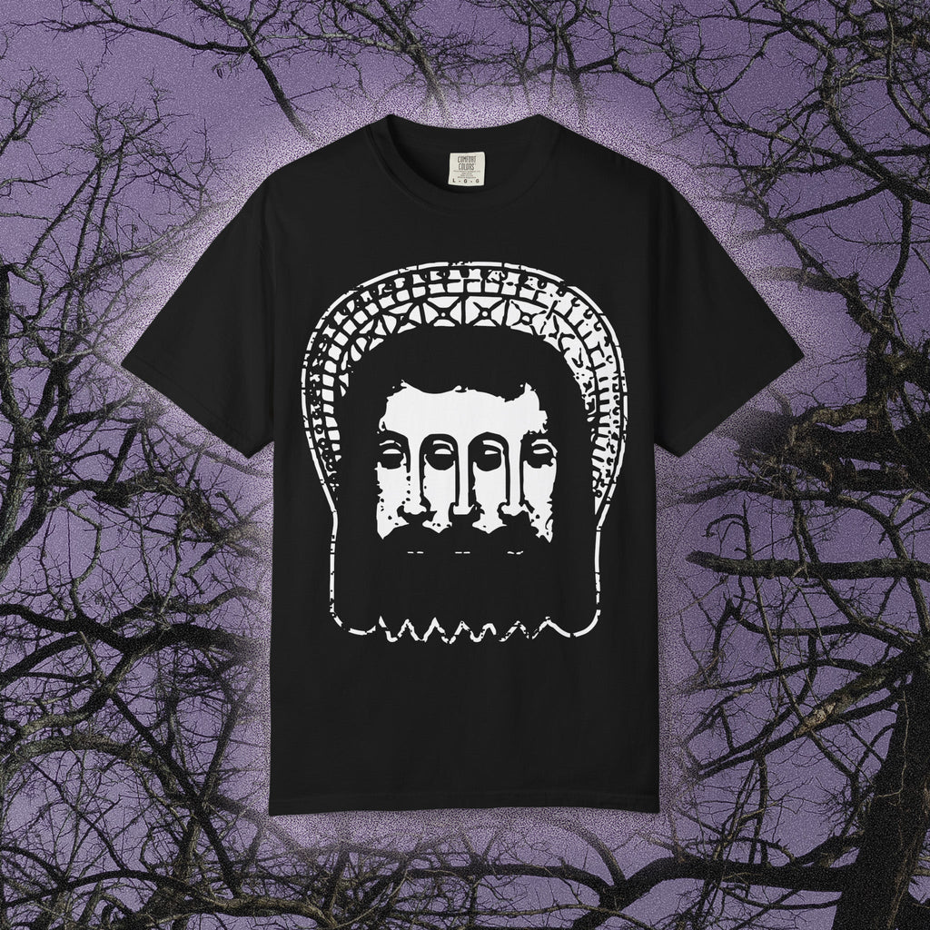 Faces of the Trinity (Comfort Colors) - Black Mass Apparel - T-Shirt