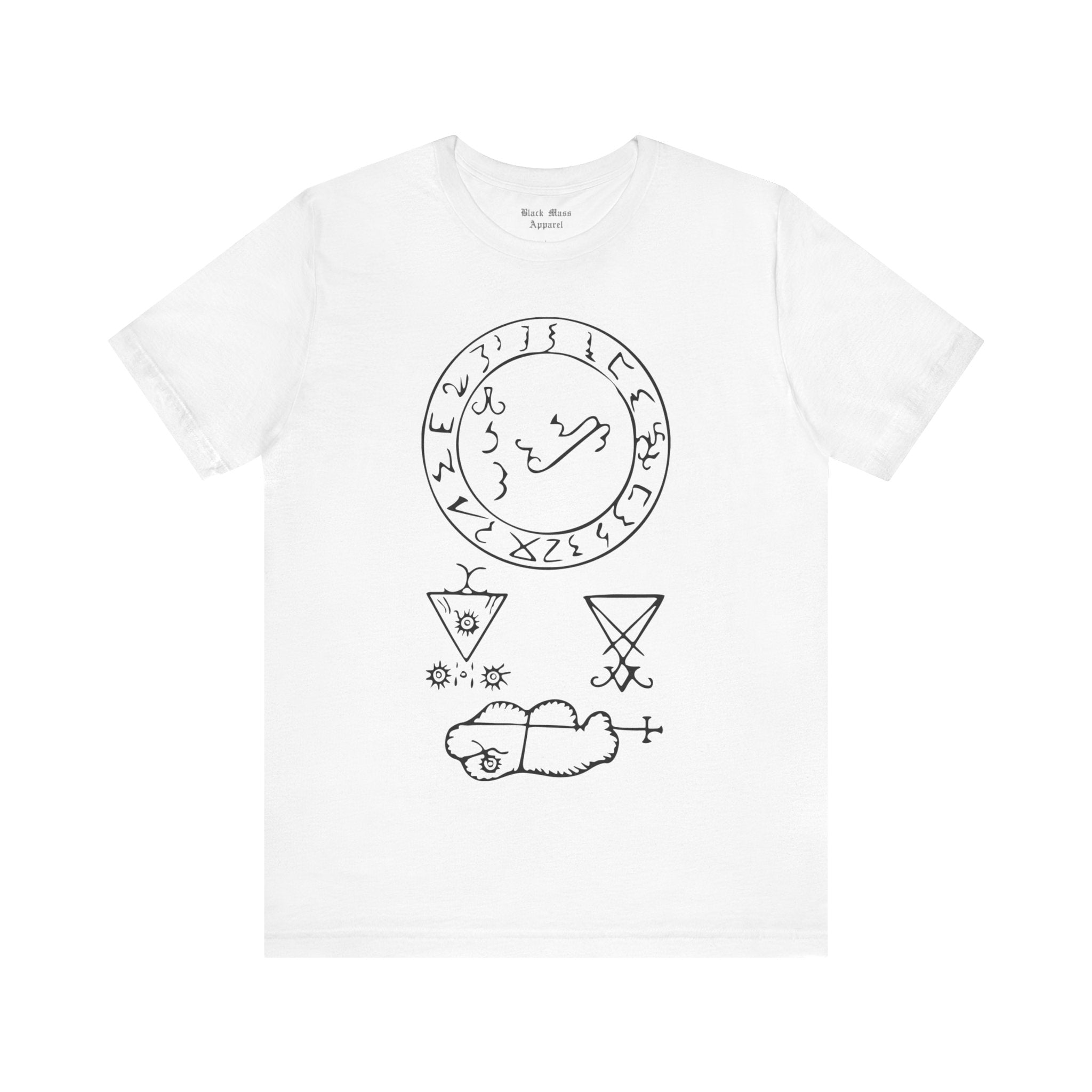 Full Sigil of Lucifer - Black Mass Apparel - T - Shirt