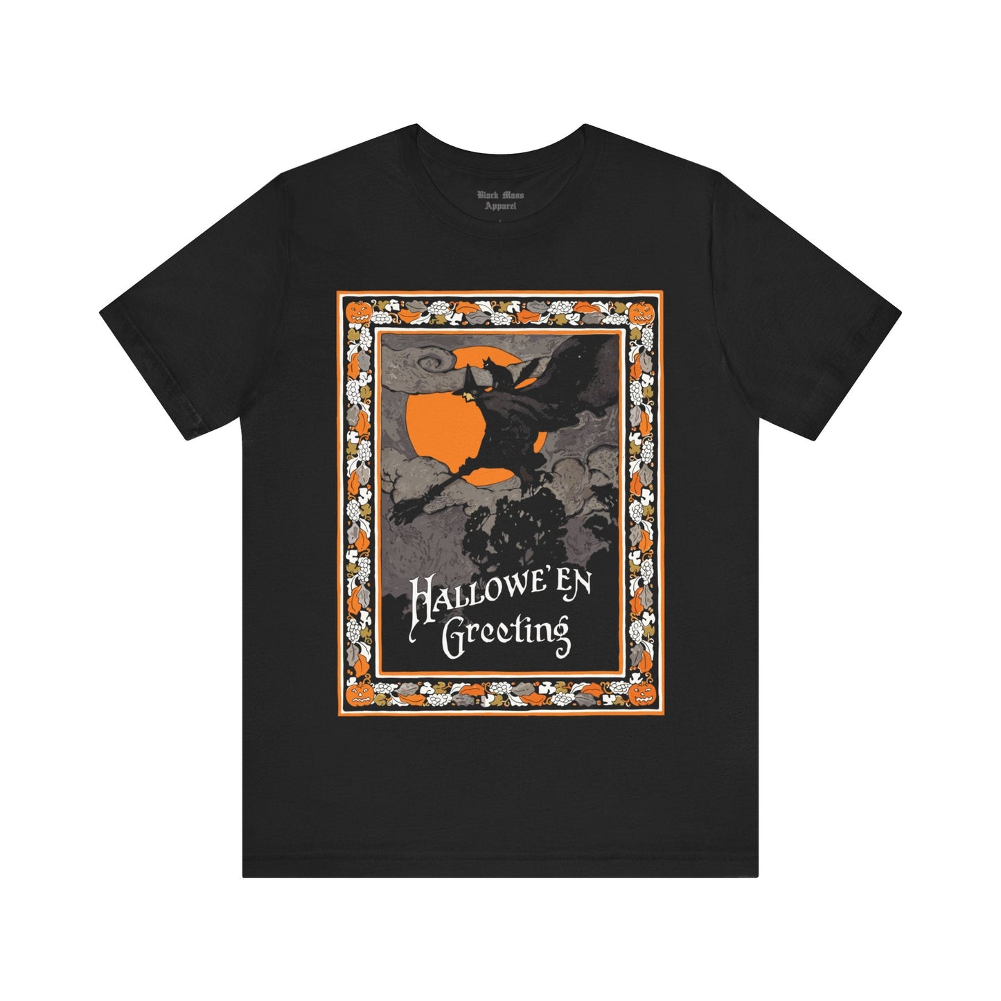 Halloween Greeting - Black Mass Apparel - T - Shirt