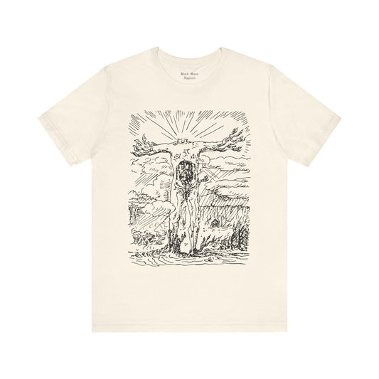 Headless, André Masson Art, Acéphale, Weird Shirt, Vintage Surreal T - shirt, Creepy Bizarre, Leonardo da Vinci Unisex Short Sleeve Tee - Black Mass Apparel - T - Shirt