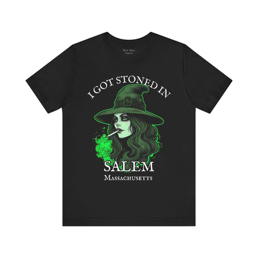 I Got Stoned in Salem - Black Mass Apparel - T-Shirt