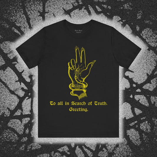 In Search of Truth - Black Mass Apparel - T-Shirt