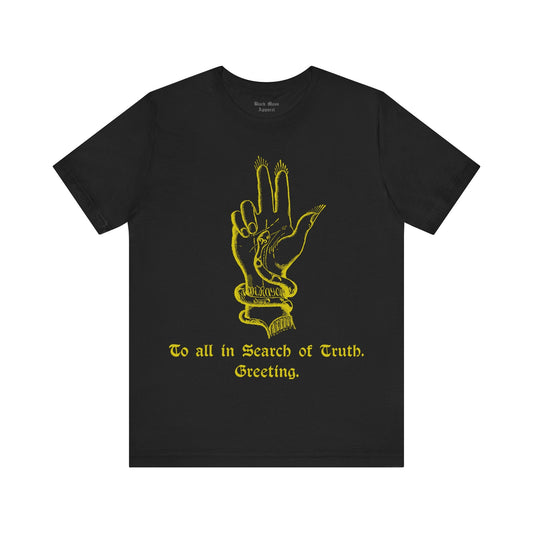 In Search of Truth - Black Mass Apparel - T-Shirt