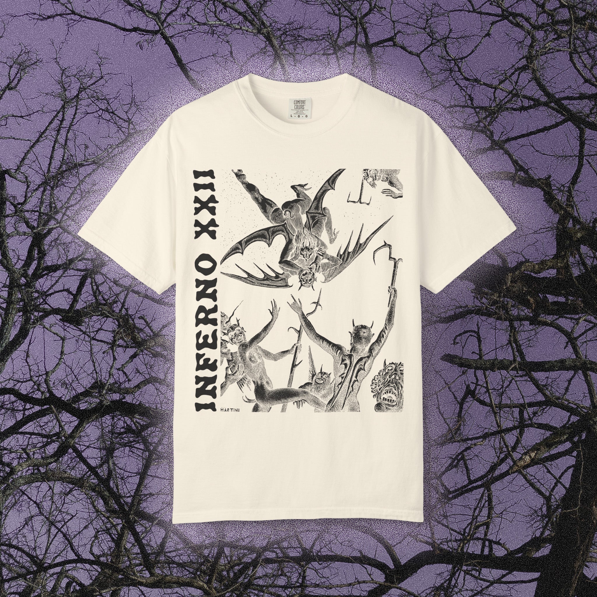 Inferno XXII (Comfort Colors) - Black Mass Apparel - T-Shirt