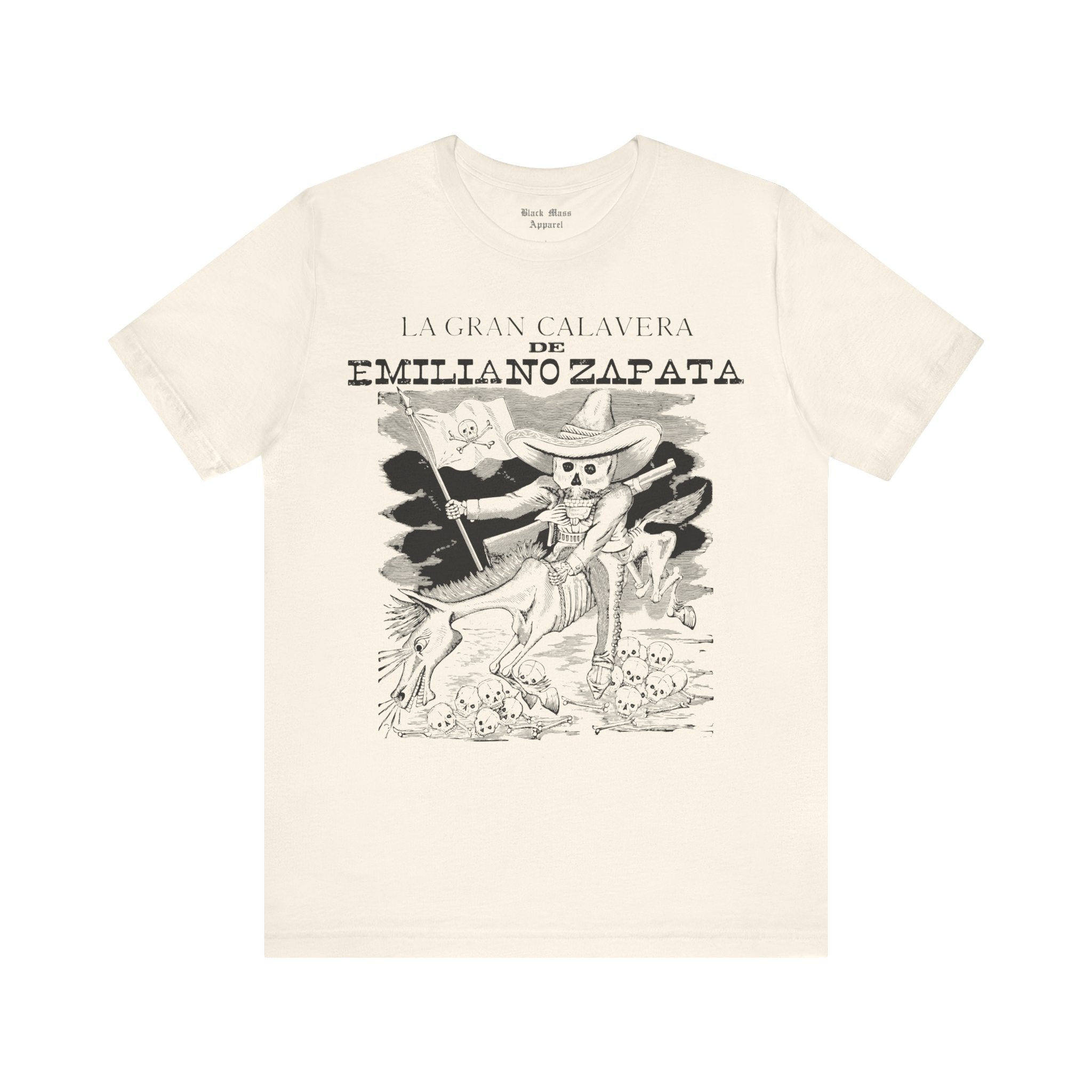 La Gran Calavera de Emiliano Zapata - Black Mass Apparel - T - Shirt