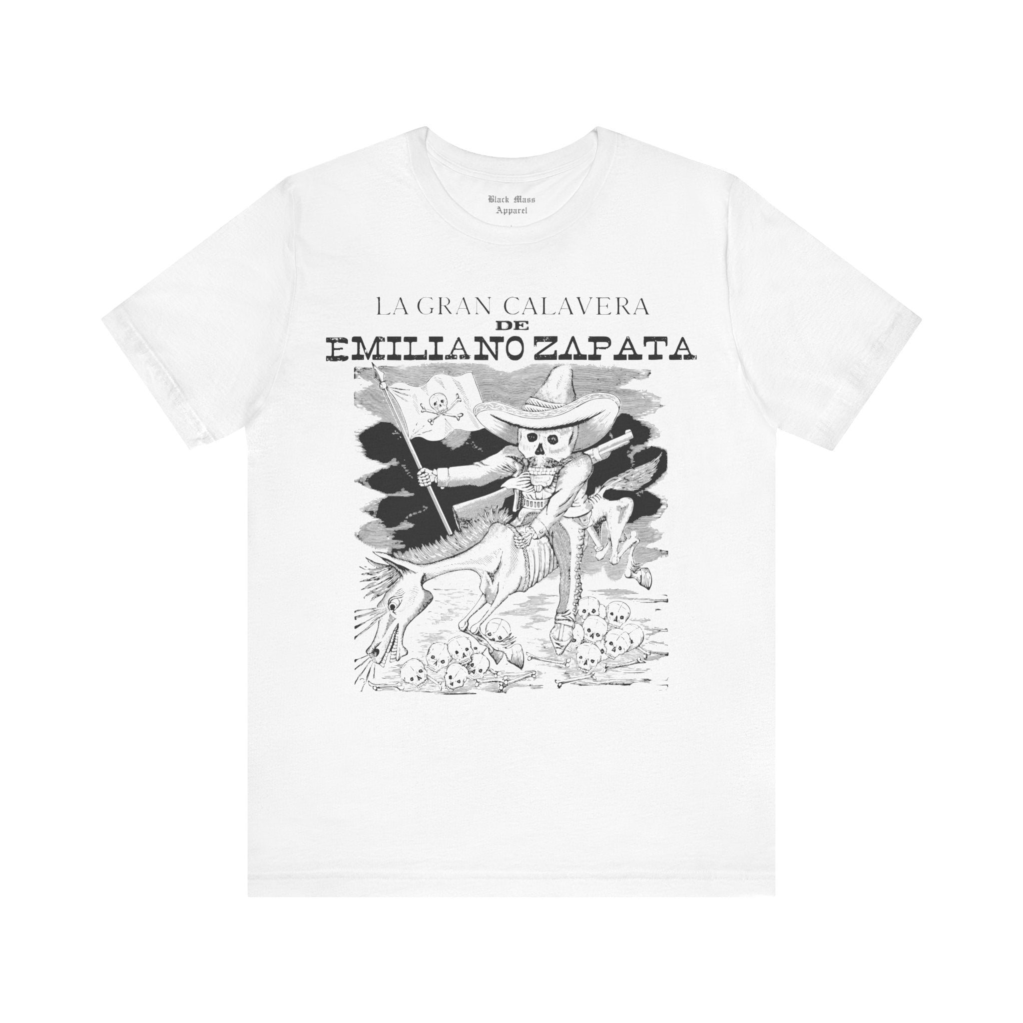 La Gran Calavera de Emiliano Zapata - Black Mass Apparel - T - Shirt