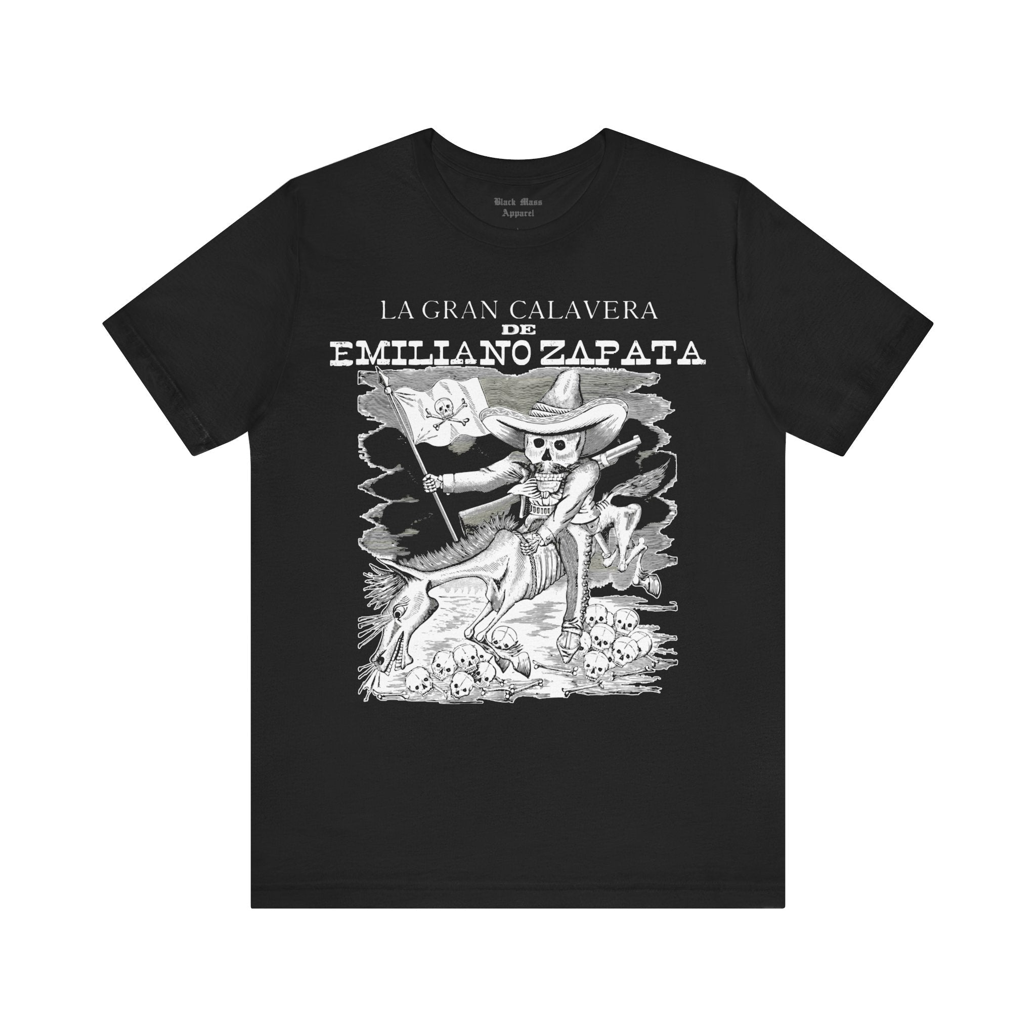 La Gran Calavera de Emiliano Zapata - Black Mass Apparel - T - Shirt