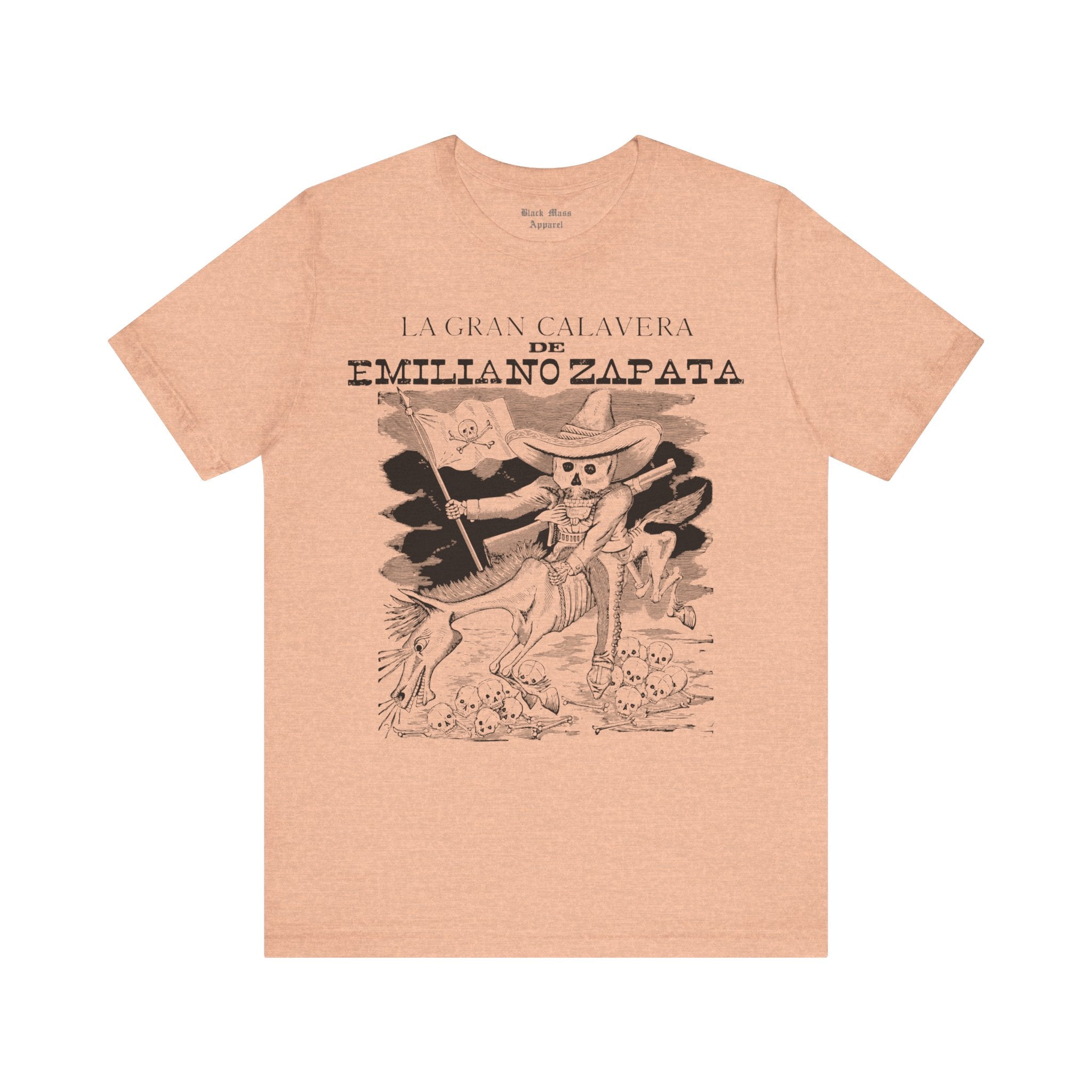 La Gran Calavera de Emiliano Zapata - Black Mass Apparel - T - Shirt