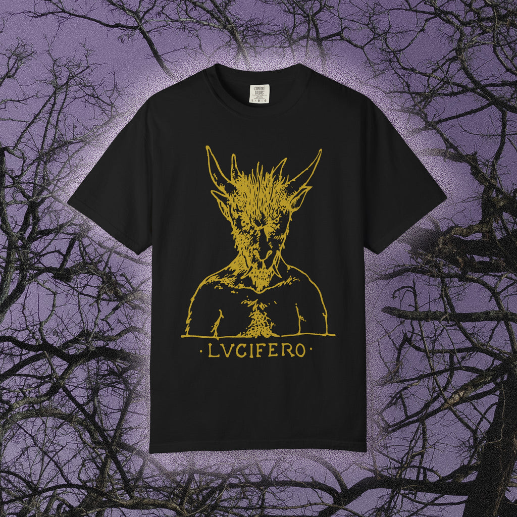 Lvcifero (Comfort Colors) - Black Mass Apparel - T-Shirt