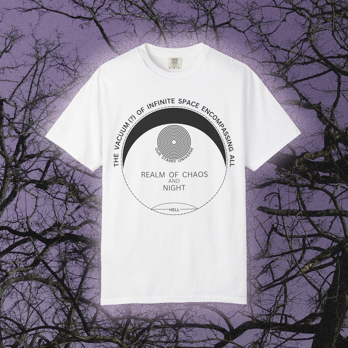 Our Starry Universe (Comfort Colors) - Black Mass Apparel - T-Shirt