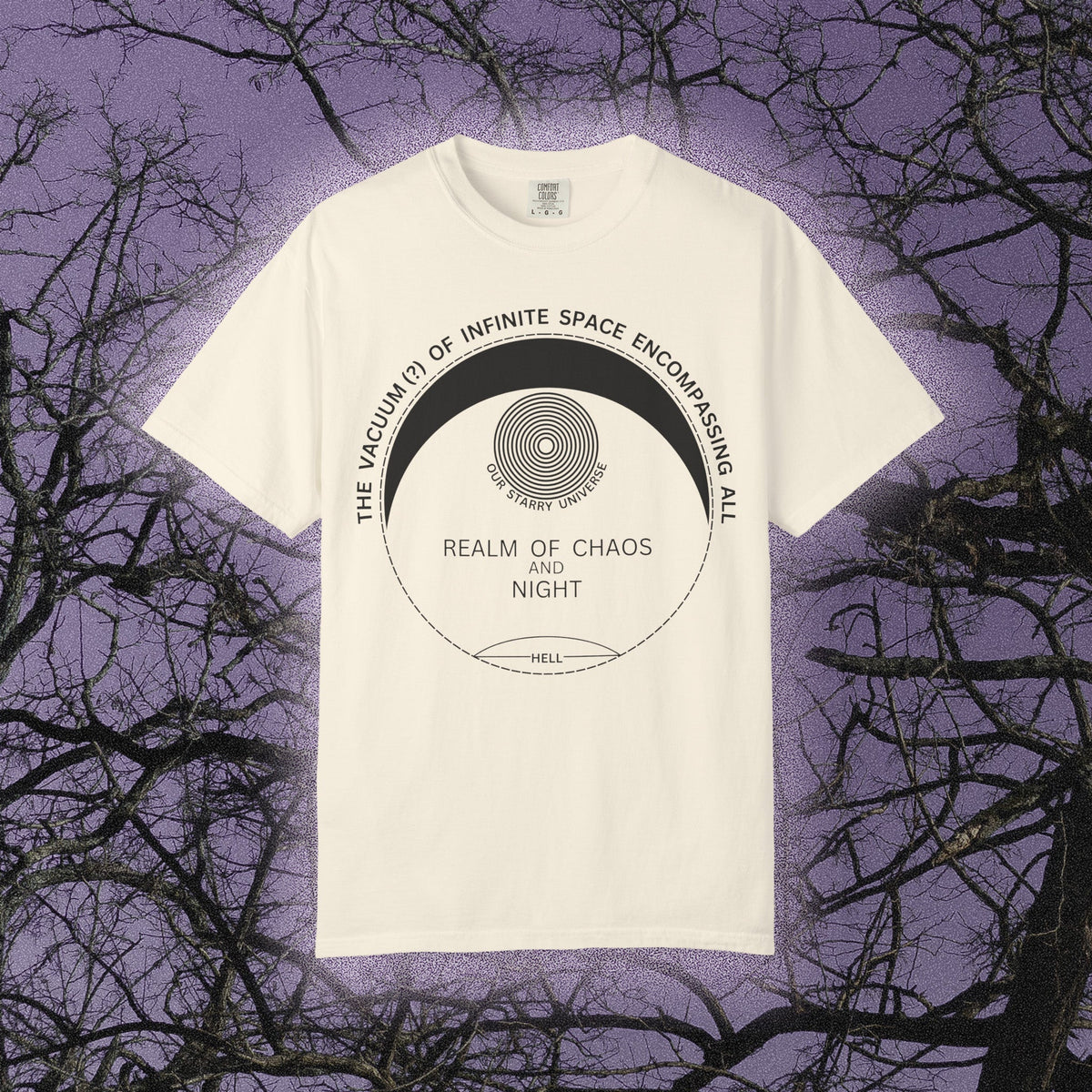 Our Starry Universe (Comfort Colors) - Black Mass Apparel - T-Shirt