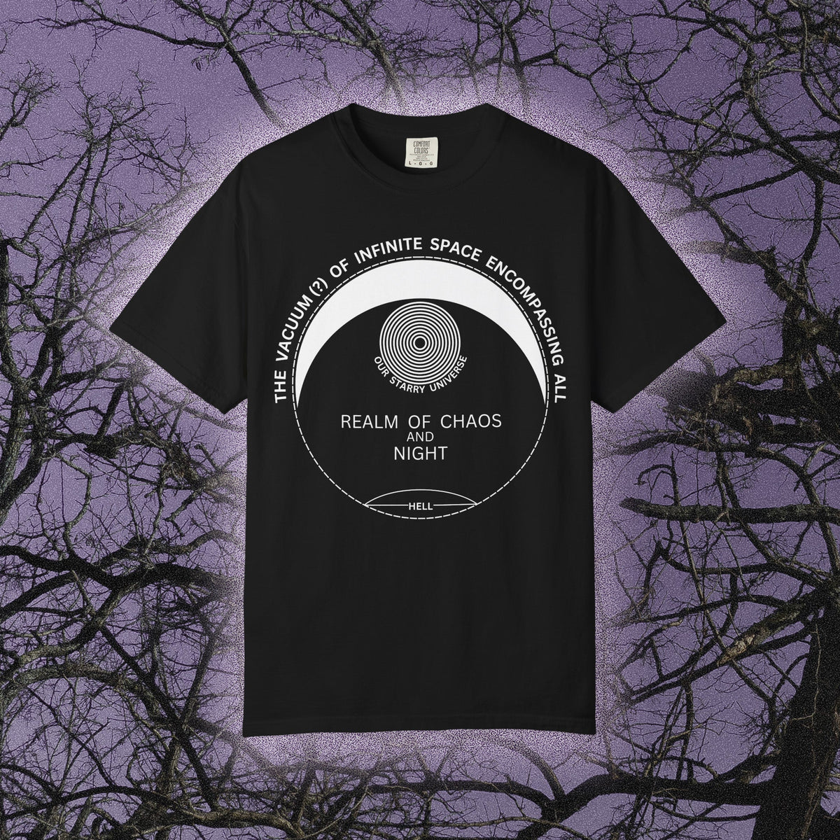 Our Starry Universe (Comfort Colors) - Black Mass Apparel - T-Shirt